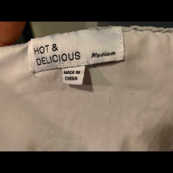 SPARKLY WHITE DRESS SIZE M - Picture 7 of 7